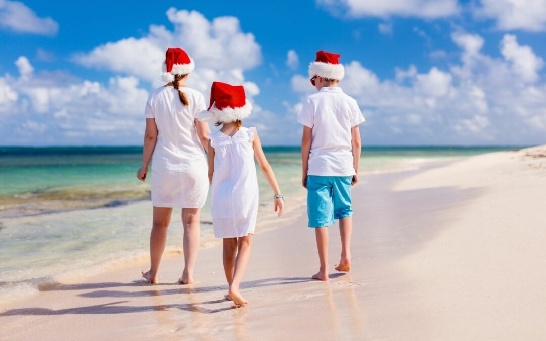 Family Christmas Beach Holiday