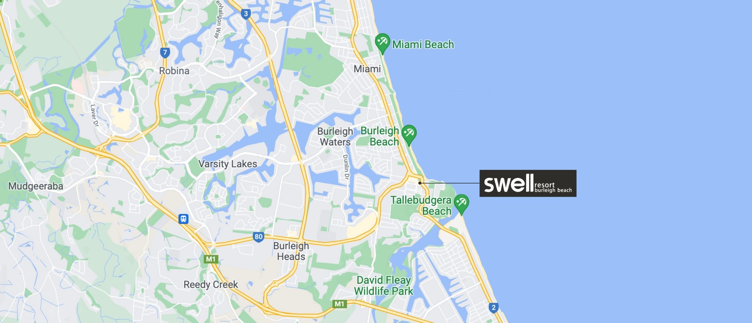 Swell Resort Burleigh Heads - 1 Ocean Street (Cnr Gold Coast Highway)<br />
Burleigh Heads, Gold Coast 4220 Australia