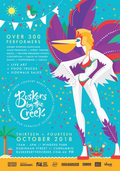 DON’T MISS OVER 300 PERFORMANCES AT BUSKERS BY THE CREEK THIS OCTOBER