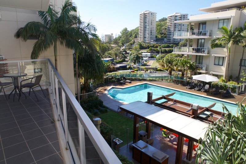 swell resort accommodation balcony