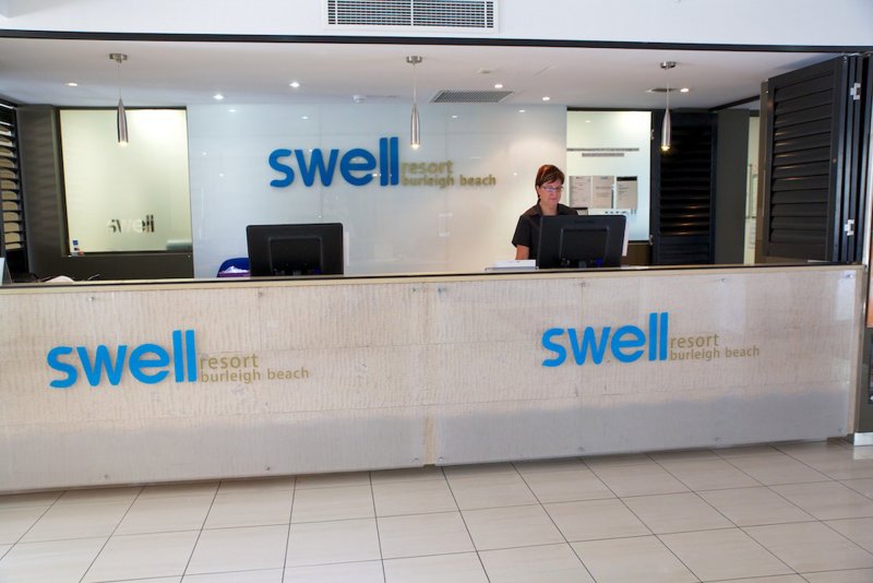 swell resort reception